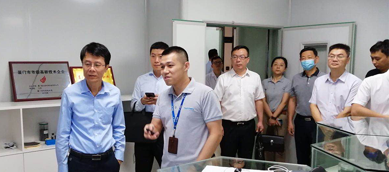黃曉舟副市長一行調(diào)研捌斗新材